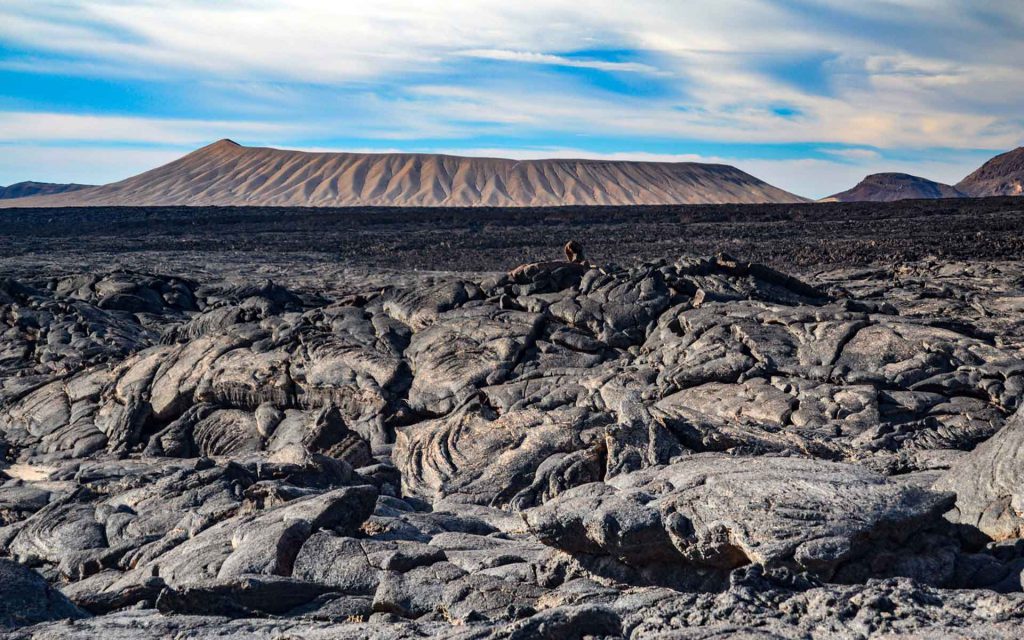 The historic scoria cone of the Jabal Qidr IUGS