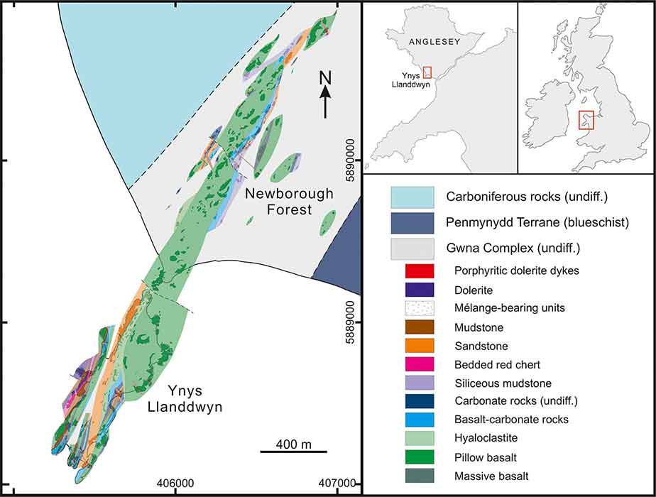The geology of Ynys Llanddwyn