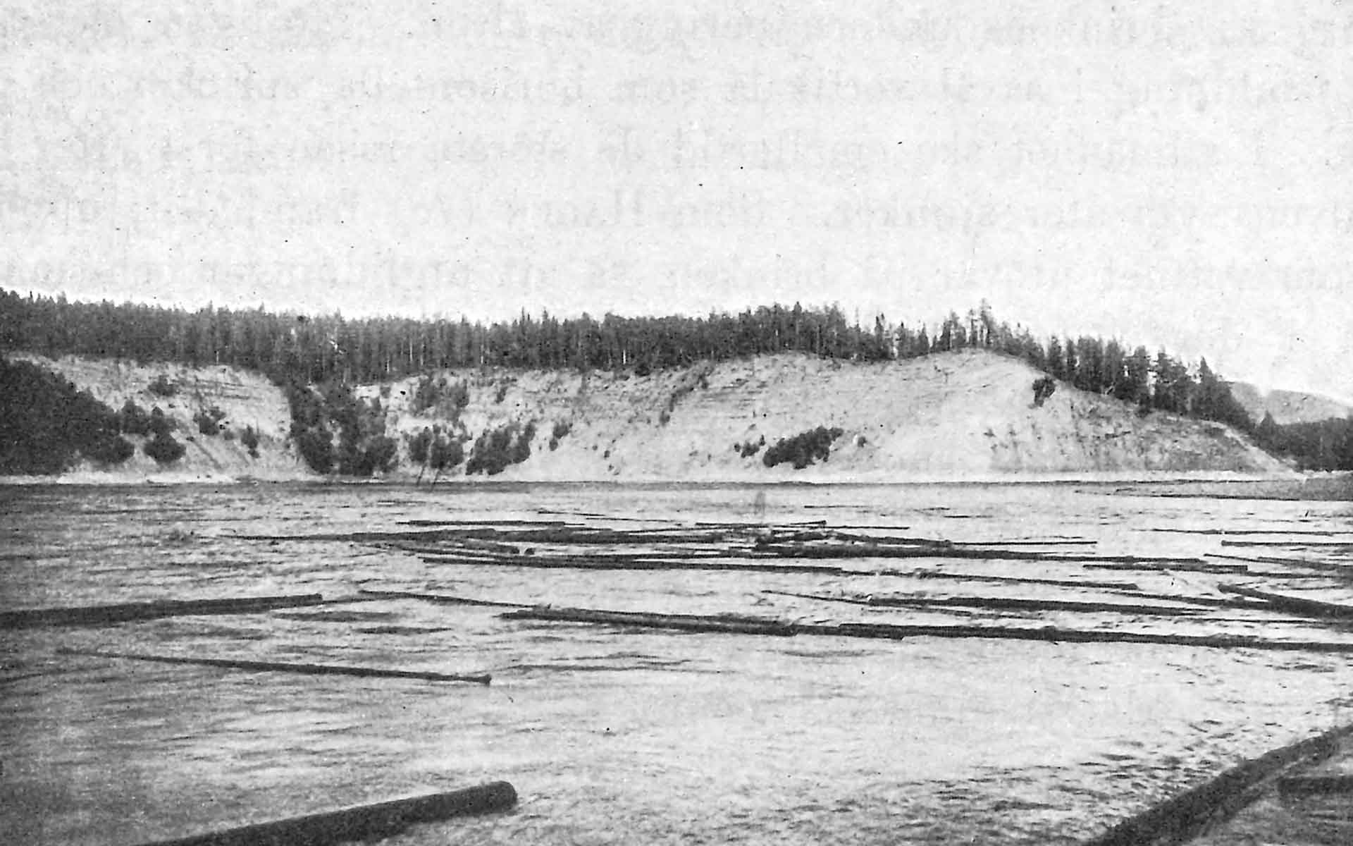 Historical photo of Storedan – De Geer’s actual sample area in Ragunda