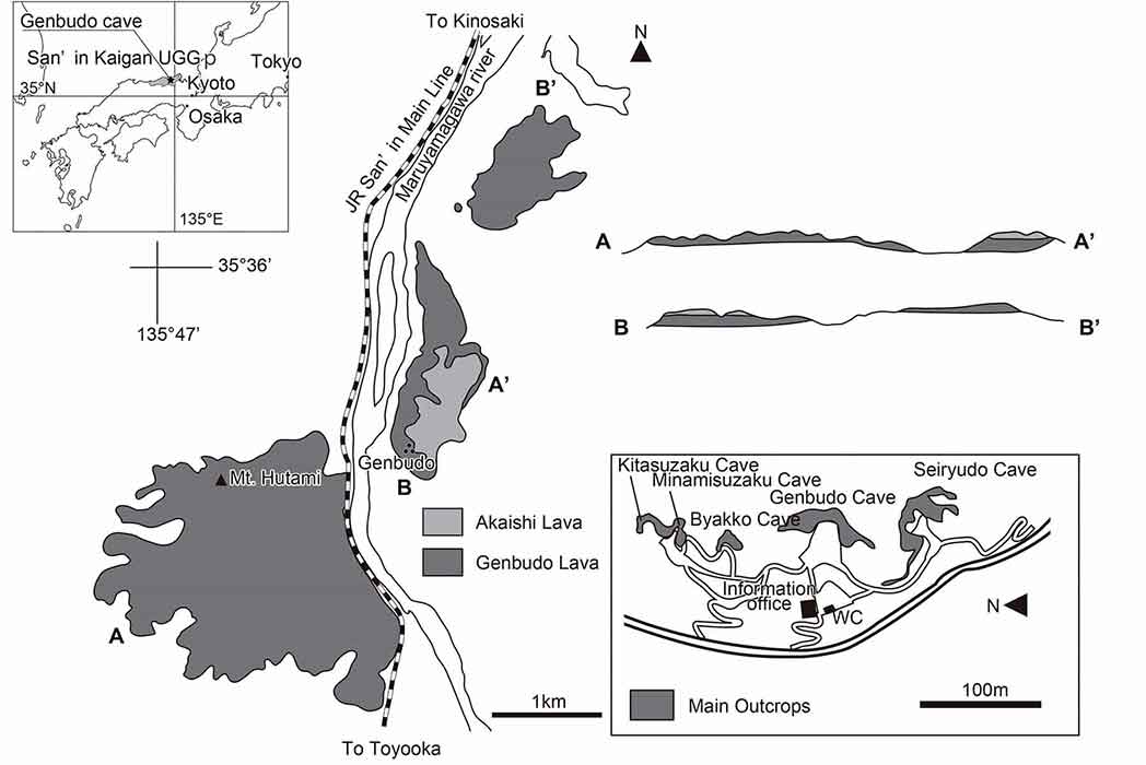 Geological Map around the Genbudo Cave Park