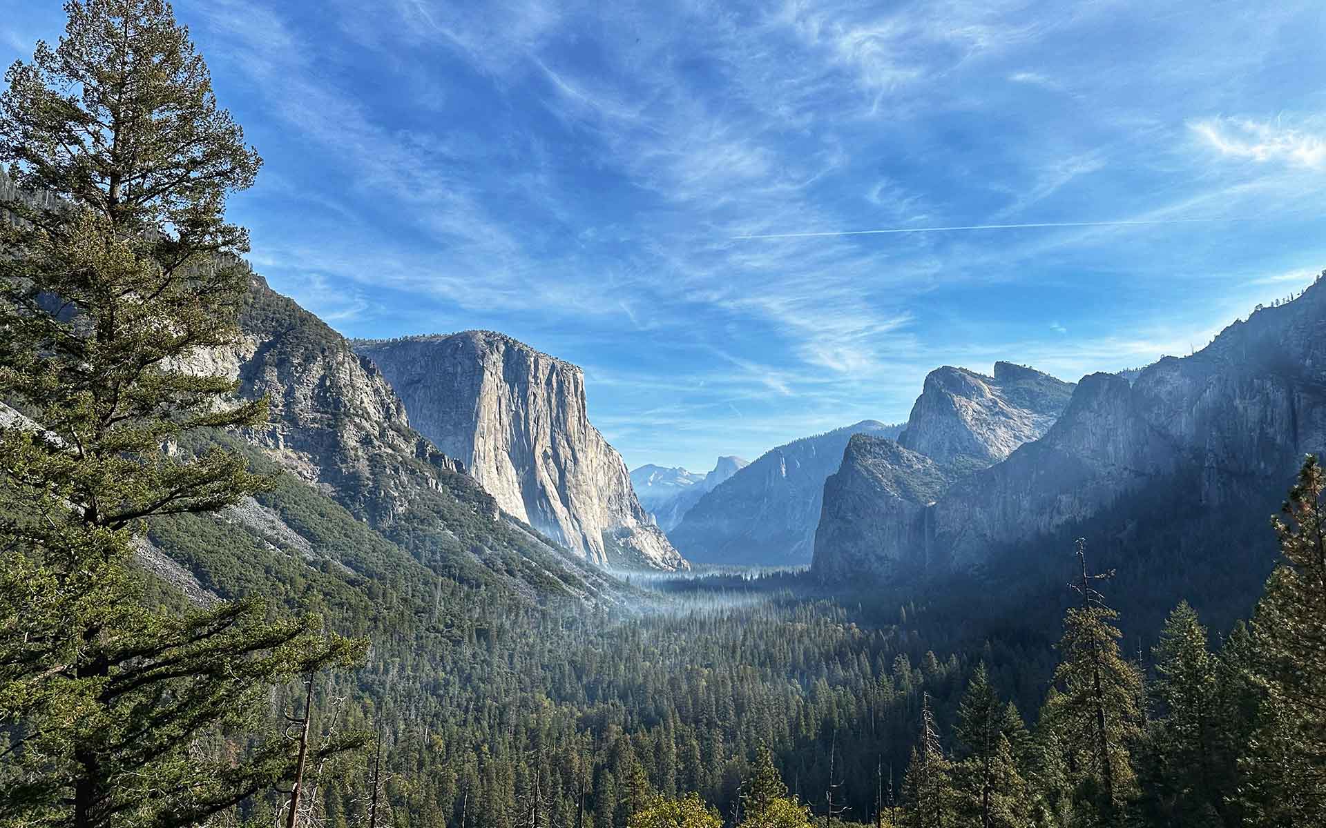 Yosemite Valley from Tunnel View. (Will Parrinello, Mill Valley Film Group).