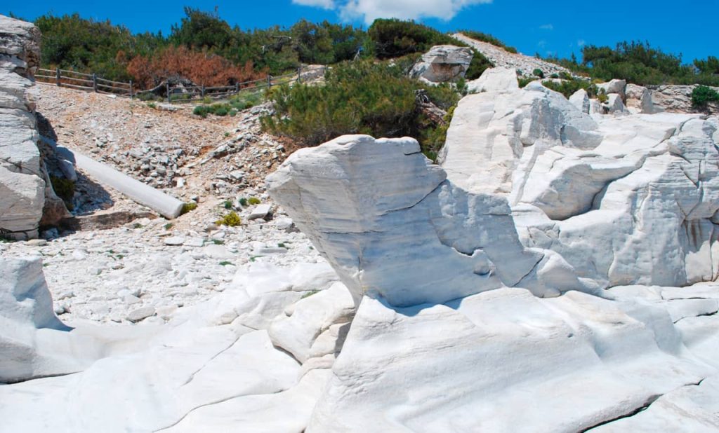 Ancient quarries in Alyki